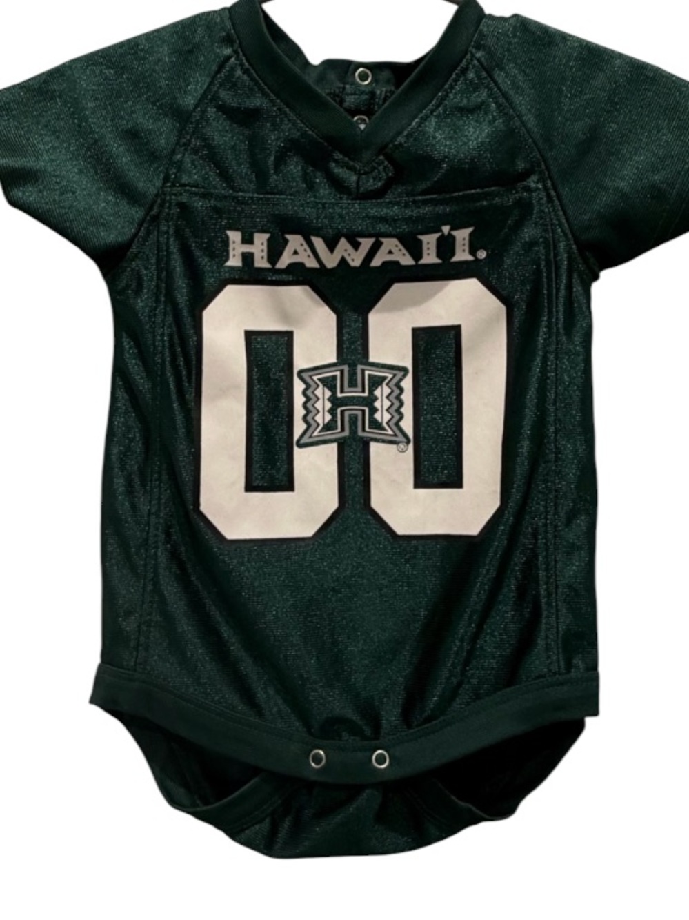 University of Hawaii UH Manoa Rainbow Warriors Football Jersey Bodysuit Onesie